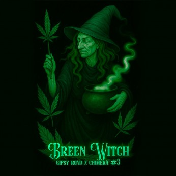 Semillas de marihuana feminizadas Green Witch de Dr. Love Seeds, logotipo.