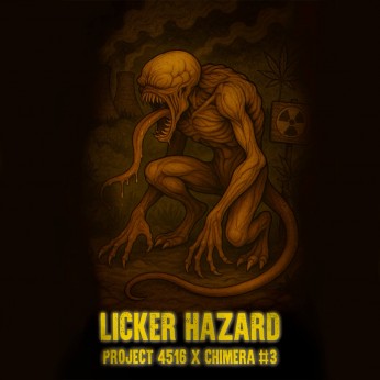 Semillas de marihuana feminizadas Licker Hazard de Dr. Love Seeds, logotipo.