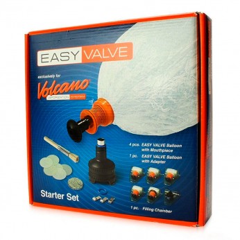 Kit Easy Valve Starter Set de Volcano, caja.