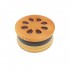 Grinder Galleta para marihuana con polinizador. Cerrado.
