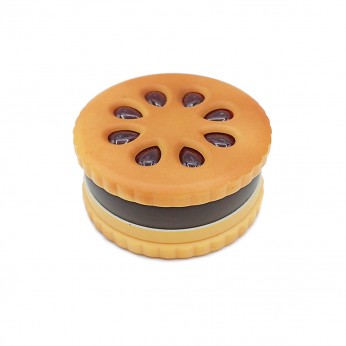 Grinder Galleta para marihuana con polinizador. Cerrado.