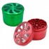 Grinder para marihuana de espiral con tapa transparente y polinizador. Modelos.