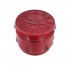 Grinder Amsterdam Rojo Hoja polinizador 53mm, cerrado.