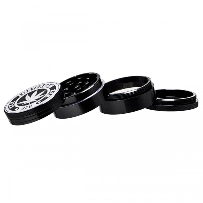 Grinder Amsterdam 420 Negro desmontado.