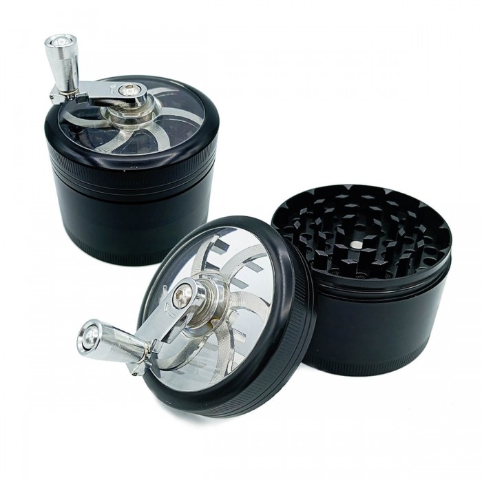 Grinder Molinillo 4 partes Negro 63x66mm.