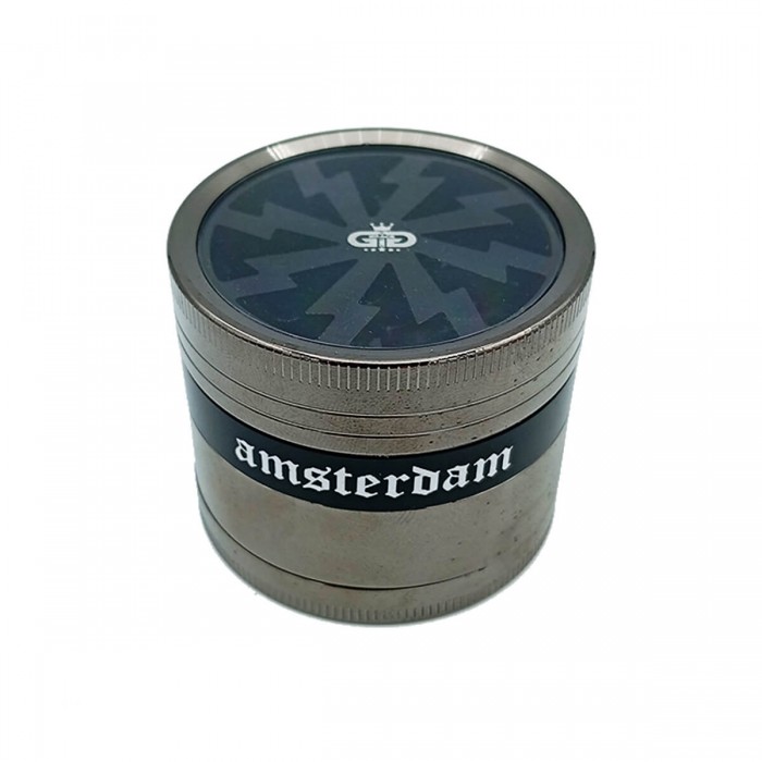 Grinder GG Amsterdam Polinizador, color plata.