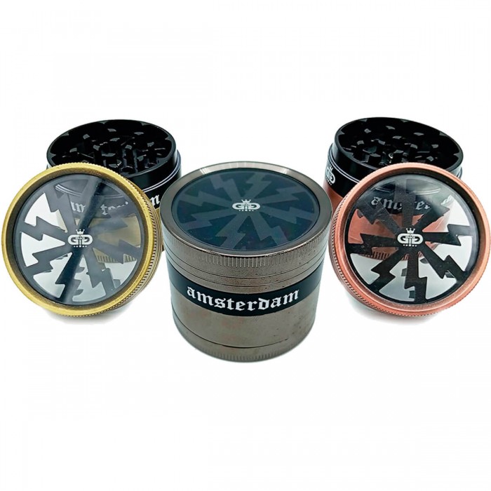 Grinder GG Amsterdam Polinizador, diferentes colores.