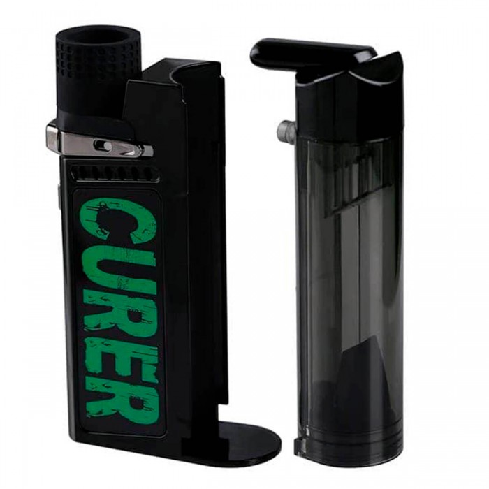 Vaporizador Curer de LTQ para hierbas, resinas, concentrados y E-Liquids, desmontado.