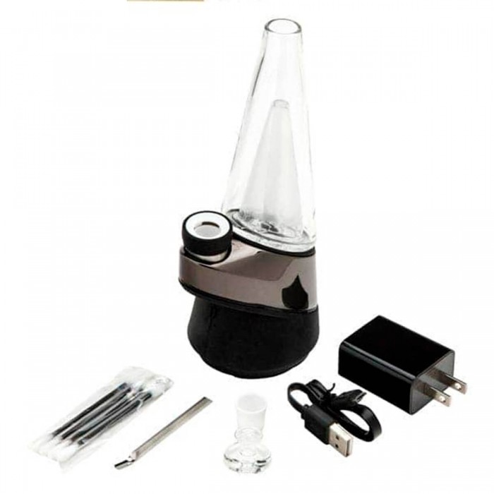 Componentes de Puffco Peak Pro Black.