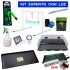 Kit cultivo setas completo nivel experto con hasta iluminación, soportes y más accesorios