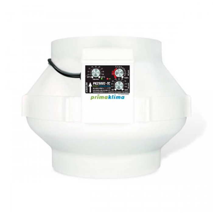 Extractor EC-TC Prima Klima, modelo boca 250, 1450 m3/h.