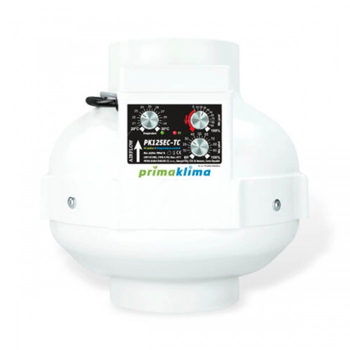 Extractor EC-TC Prima Klima, modelo boca 125, 680 m3/h.