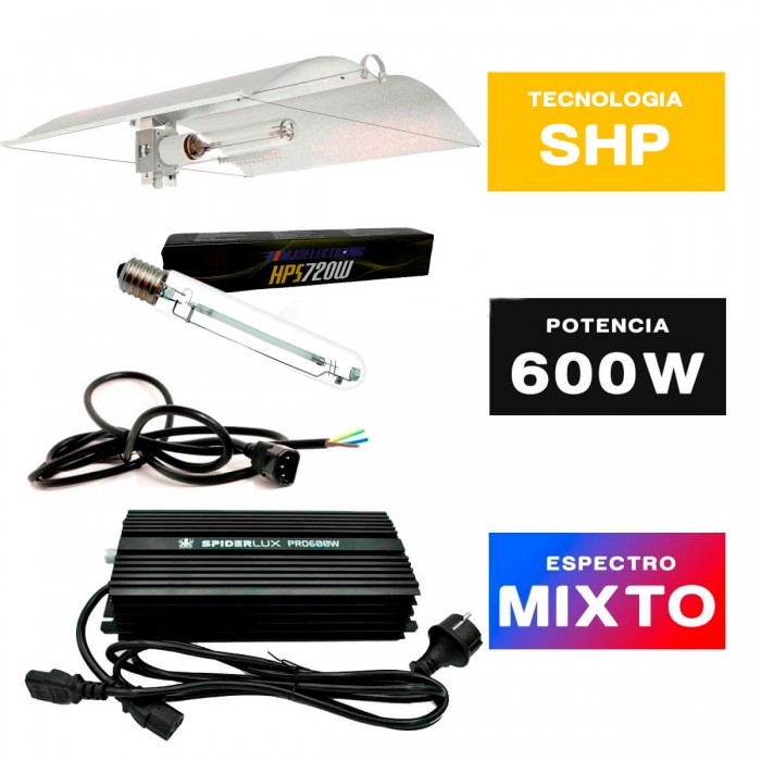 Kit de iluminación de 600w electrónico