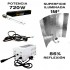 Kit de iluminación magnético Spiderlux de 600w, componentes.