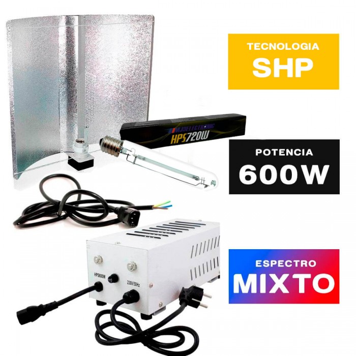 Kit de iluminación magnético sodio 600w + Pearl Pro XL