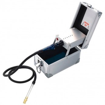 Vaporizador electrónico en maletín de aluminio.