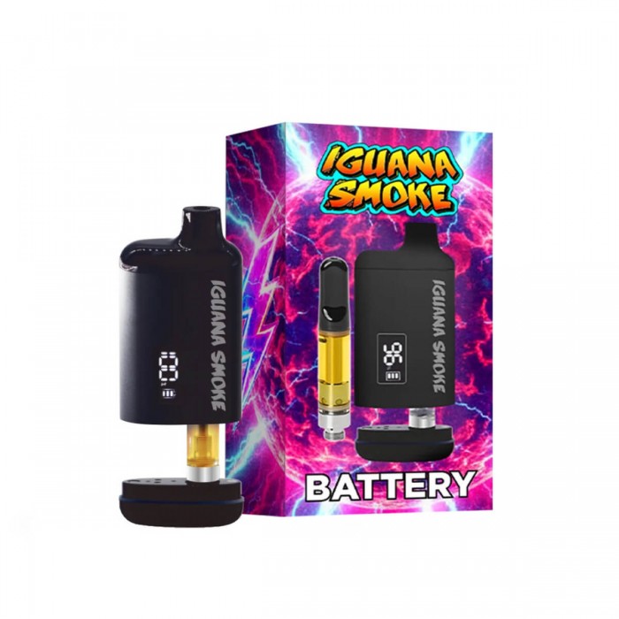 BATERIA PARA VAPER CARTBOX 510 (Iguana Smoke) Caja y batería.