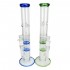 Bong con doble percolador para hielo y agua 40cm, modelos.