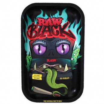 Bandeja metálica Monster Black de 27x17 cm.