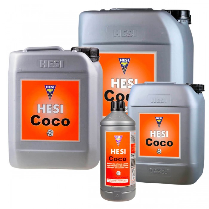 Coco (Hesi) - Abono para crecimiento y floración para coco diferentes formatos.
