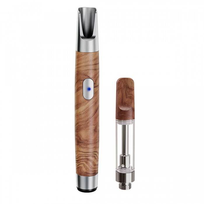 Vaper de Madera Premium para Wax, atomizador de 1ml desmontado.