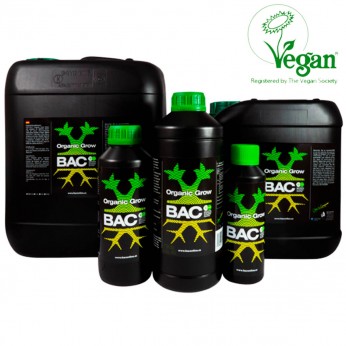 Abono de crecimiento orgánico para marihuana Organic Grow de B.A.C.