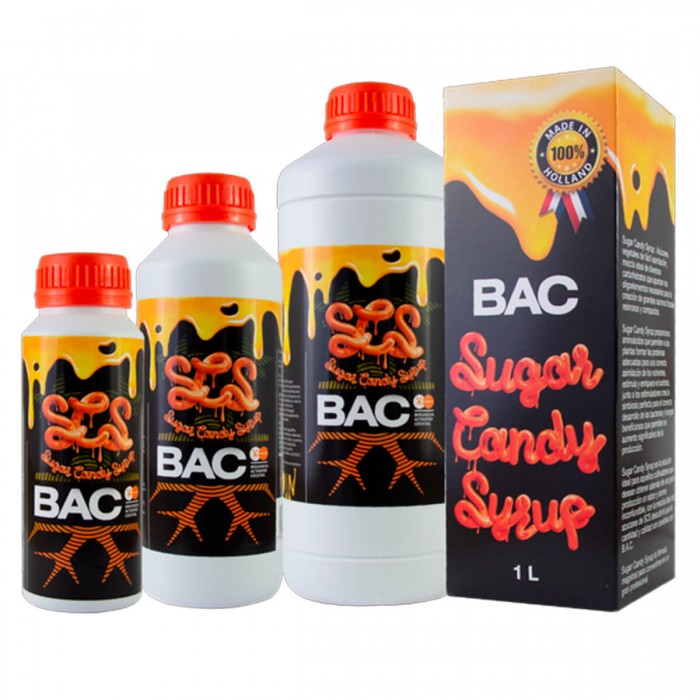 Sugar Candy Syrup de BAC, diferentes formatos.