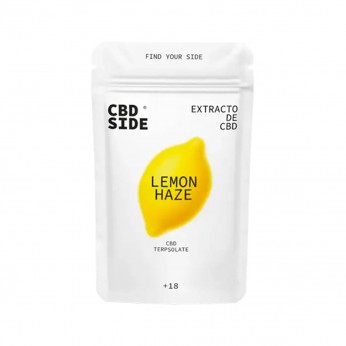 Cristales CBD Side al 96& de pureza con aroma Lemon Haze.
