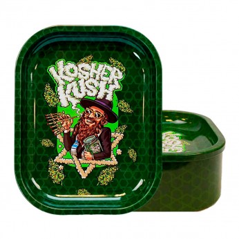 CAJA DE METAL CON BANDEJA KOSHER KUSH