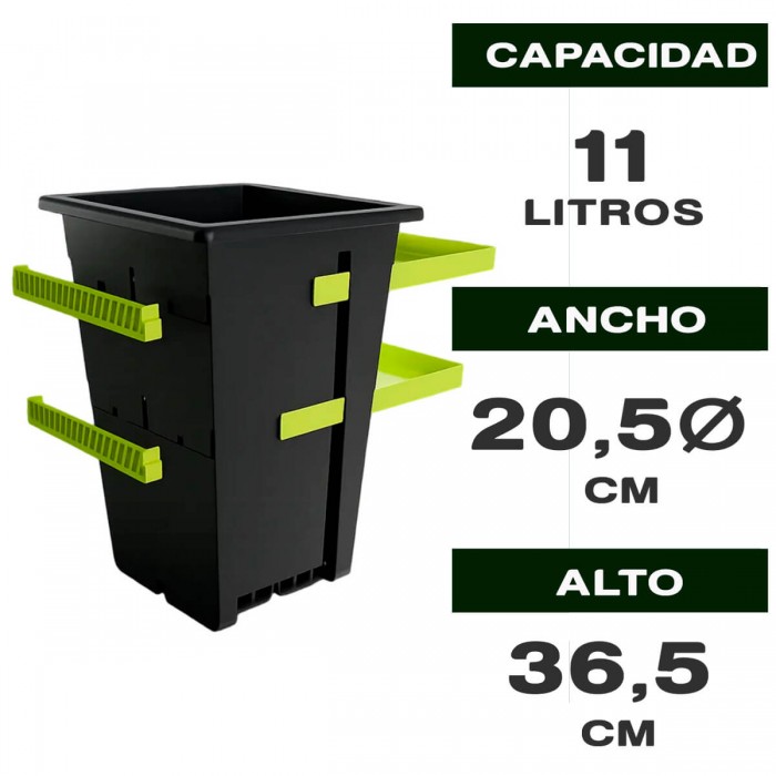Maceta Re-Plant para cultivos inteligentes características.