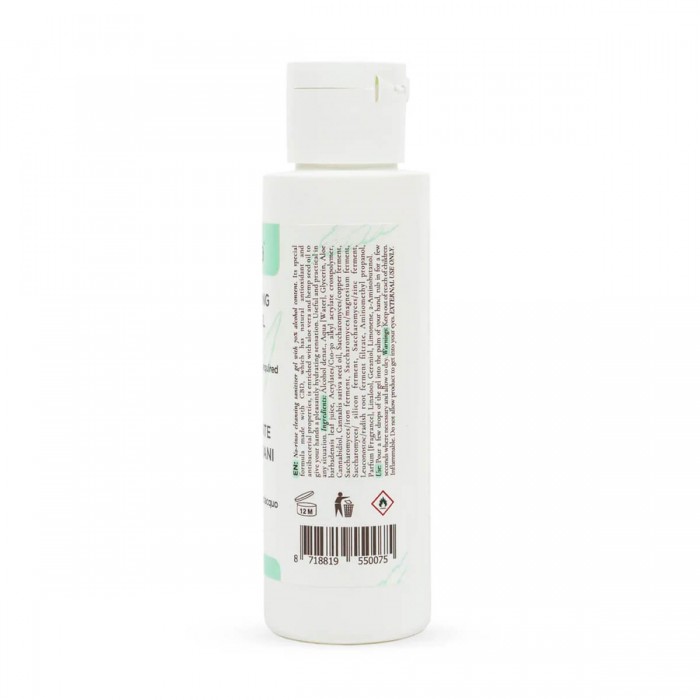 Gel higienizante de manos con CBD Enecta 100ml 100mg, ingredientes.