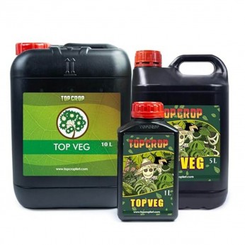 Top Veg (Top Crop) - Abono de crecimiento orgánico para marihuana. Diferentes formatos.