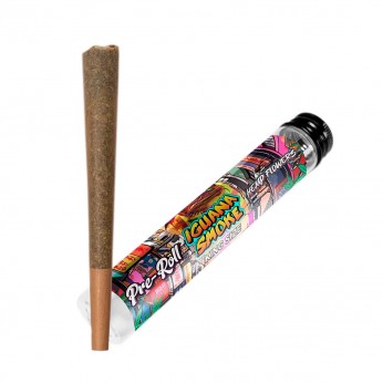 Pre roll King Size CBD Tsunami 15% Iguana Smoke, envase.