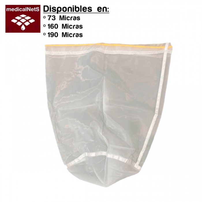 Malla medical nets individual de 73 micras, 160 micras y 190 micras.