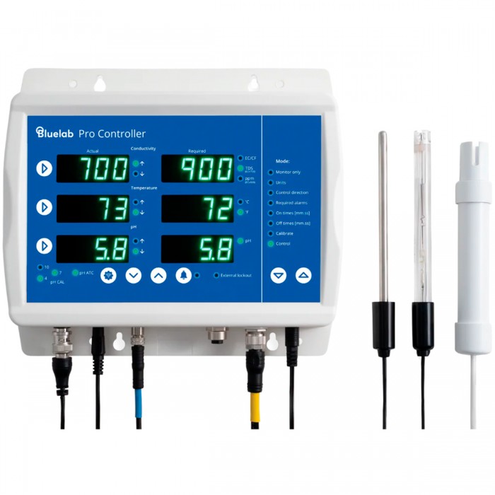 Bluelab Pro Controler con Wi-Fi, sondas.