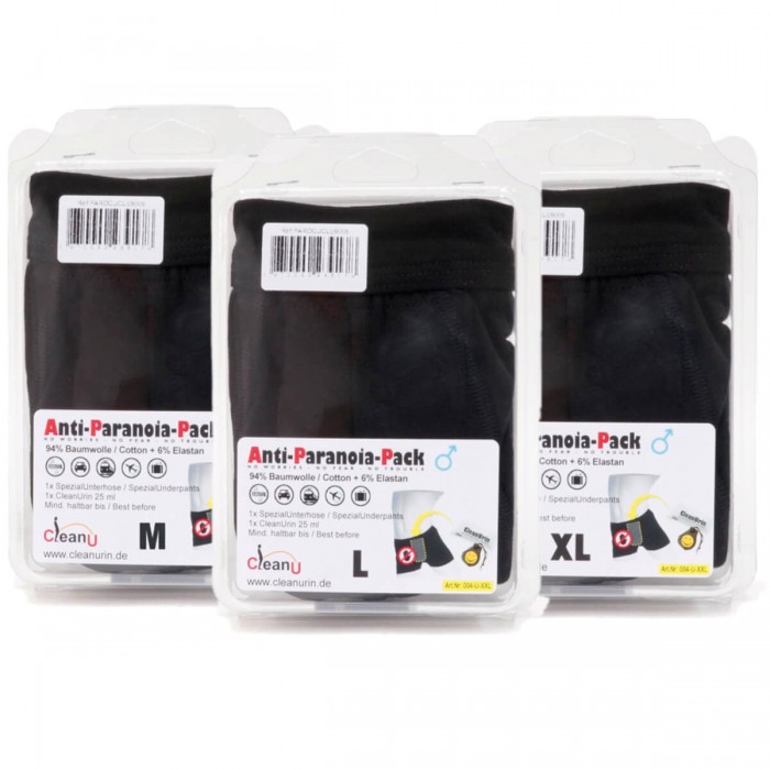 Slip Anti Paranoia, calzoncillos de ocultación diferentes medidas.