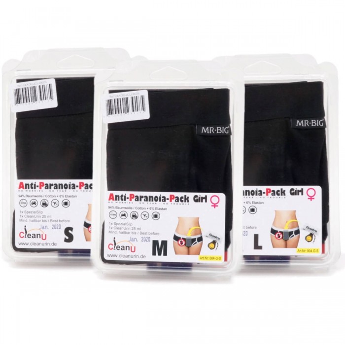 Slip Anti Paranoia Femenino, bragas de ocultación diferentes medidas.