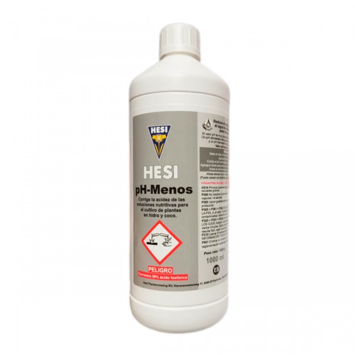 PH- menos 1 litro de Hesi.