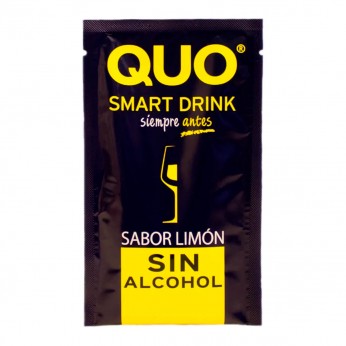 Quo Smart Drink, bebida refrescante sabor limón.
