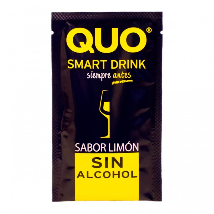 Quo Smart Drink, bebida refrescante sabor limón.