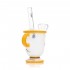 Bong de Cristal Hemper Taza de Te 15cm, perspectiva