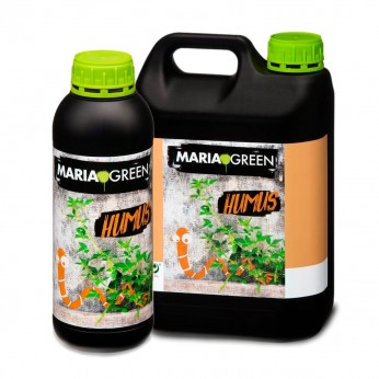 Humus de lombriz vegetal para marihuana de Maria Green diferentes formatos.