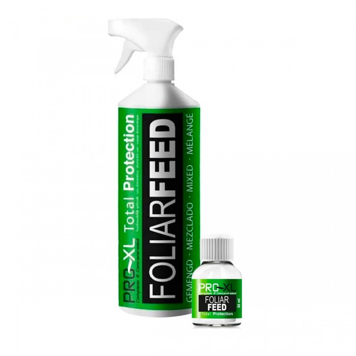 Foliar Feed de Pro-XL, diferentes formatos.