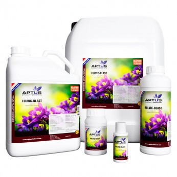 Fulvic Blast de Aptus, diferentes formatos.