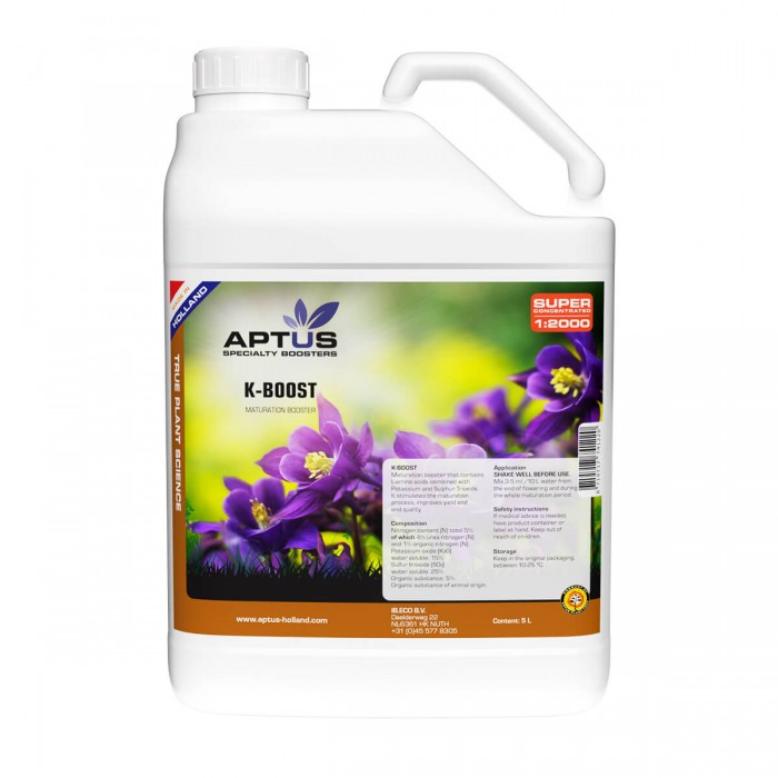 K-Boost de Aptus, envase de 5L.