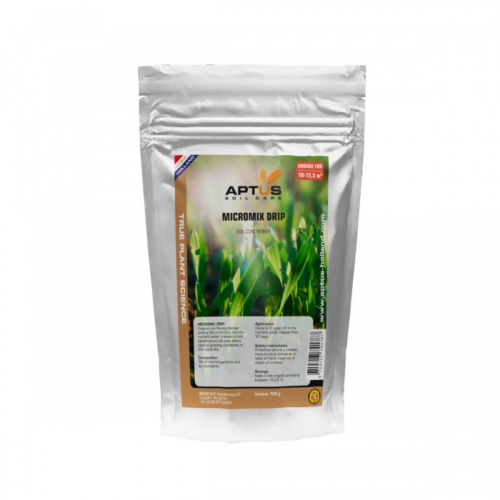 Micromix Drip de Aptus, envase de 100g.