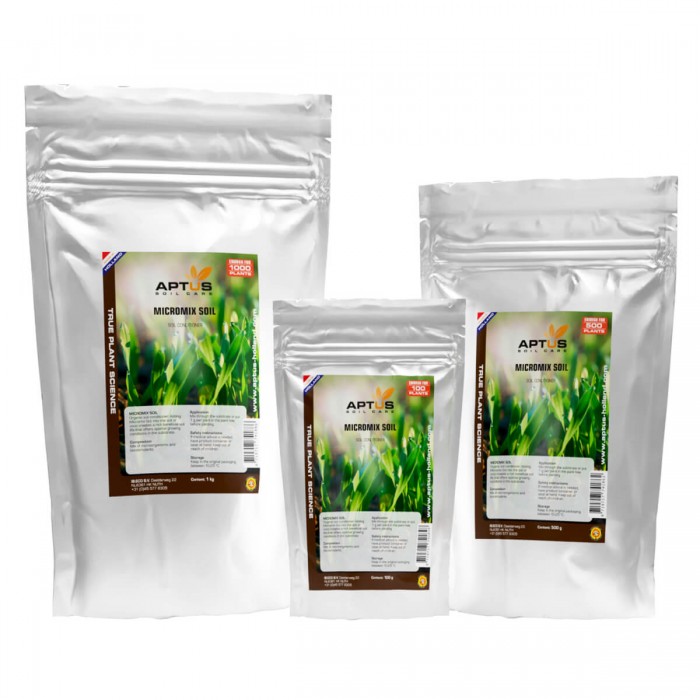 Micromix Soil de Aptus, diferentes formatos.