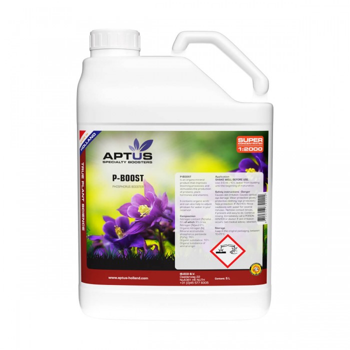 P-Boost de Aptus, envase de 5L.
