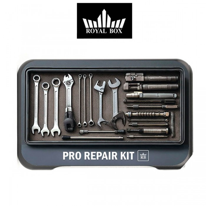 Esnifador Royal Box Torpedo Pro Repair Kit, vista frontal.