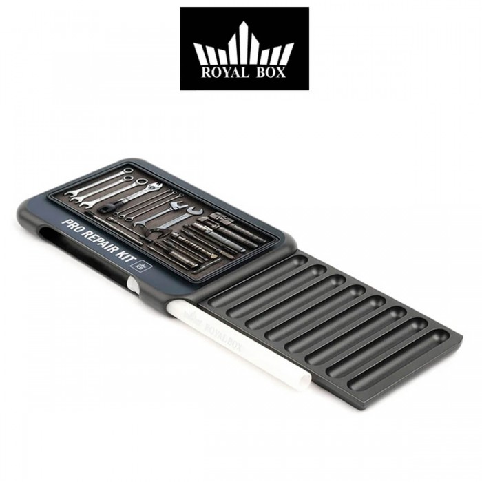 Esnifador Royal Box Torpedo Pro Repair Kit abierto.